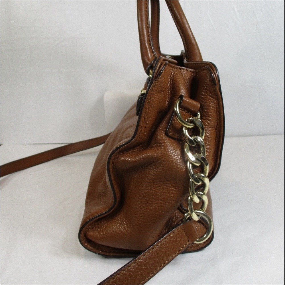 MICHAEL KORS Tan Satchel/Crossbody Bag - Picture 4 of 9